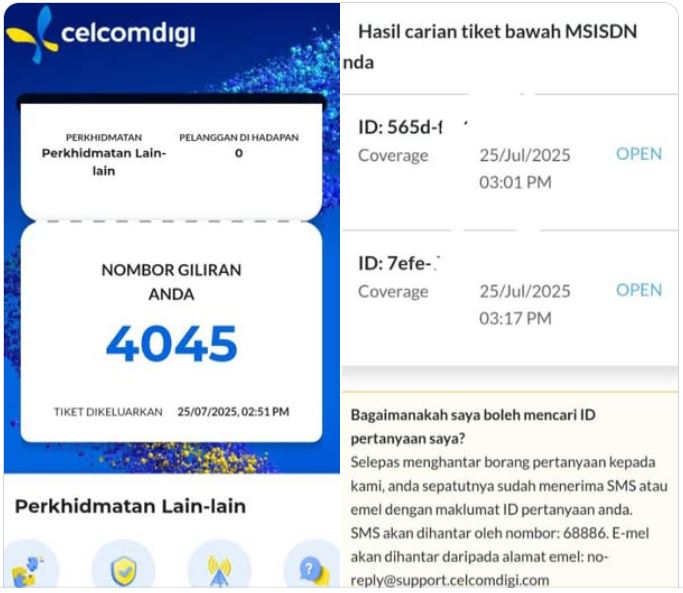 Cara Buat Aduan Line CelcomDigi